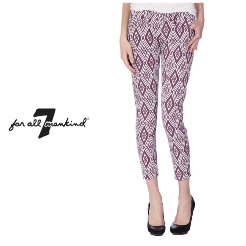 7 for All Mankind iKAT skinny cropped jeans
